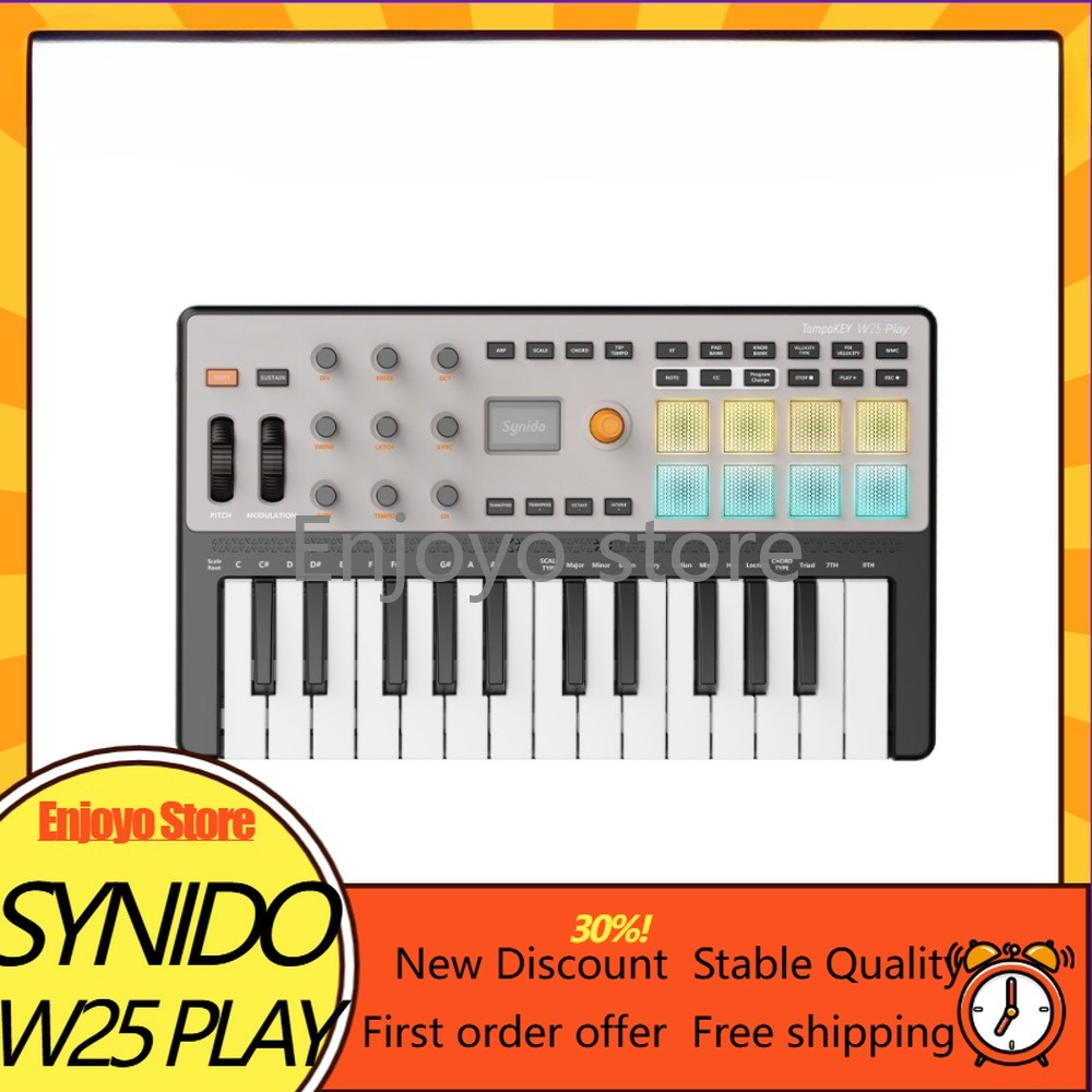 Midi Controller Pad - Synido TempoKEY W25, clavier MIDI sans