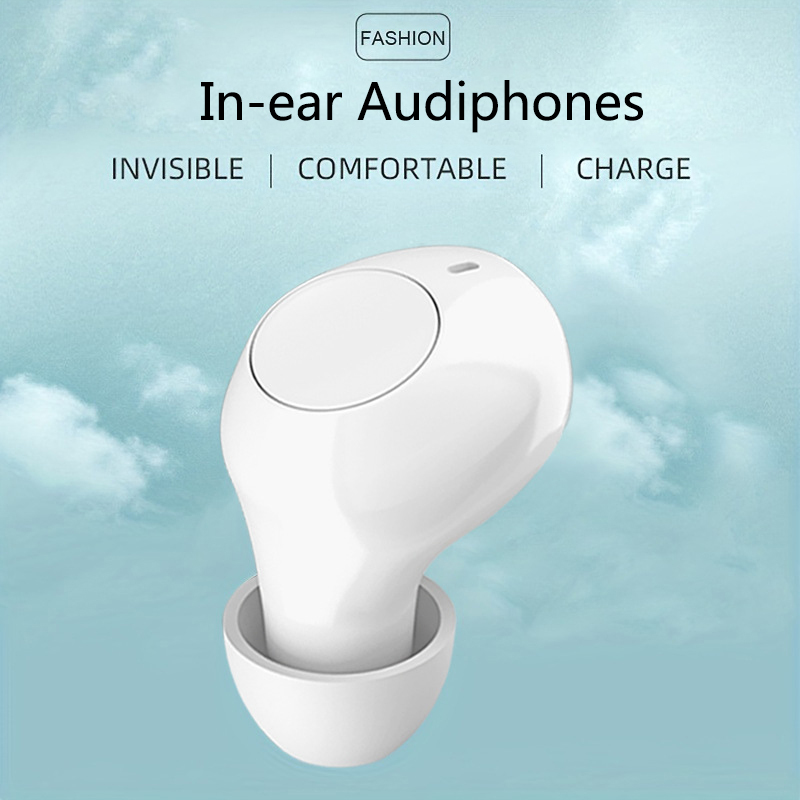 Audio Music Dj - Écouteurs Invisibles Rechargeables pour Personnes Âgées,