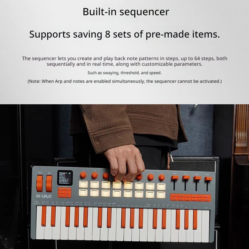 M VAVE SMK 37 Elite, clavier M - Midi Controller Pad avis et prix