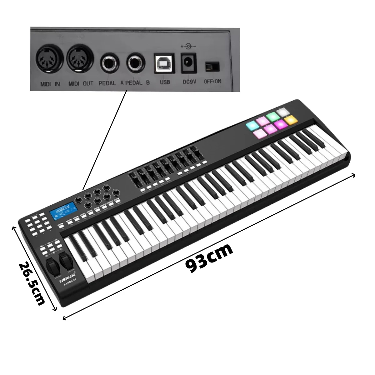 WORLDE PANDA61, clavier MIDI U - Midi Controller Pad avis et prix
