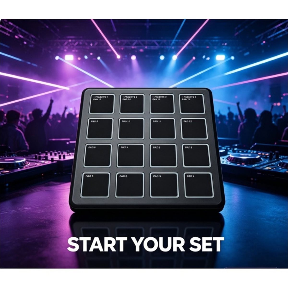 Contrôleur MIDI portable 16 pa - Midi Controller Pad avis et prix